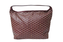 Load image into Gallery viewer, 極美品 GOYARD ゴヤール フィッジ ハンドバッグ ワンショルダーバッグ PVC レザー バーガンディ シルバー金具 中古 4b004008