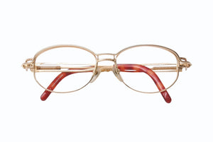 Jean Paul GAULTIER ジャンポールゴルチェ サングラス 90s 56-5108 ゴールド 美品 中古 4b000055 
