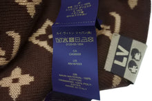 Load image into Gallery viewer, 極美品 LOUIS VUITTON ルイヴィトン ビーニー 2025 SHOW ニットキャップ モノグラム ブラウン 中古 4b004017