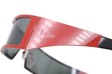 Load image into Gallery viewer, Christian Dior クリスチャンディオール DIOR PUNK ディオールパンク サングラス 7M3W7 サイズ115 レッド ブラック 美品 中古 4b004021