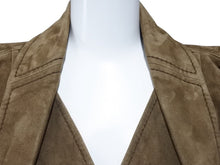Load image into Gallery viewer, CHRISTIAN DIOR クリスチャンディオール ガリアーノ期 スウェードレザージャケット 5A14022242 ブラウン サイズ36 美品 中古 4b004022