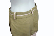 Load image into Gallery viewer, John Galliano ジョン ガリアーノ スカート 3E13031684 ビスコース イタリア製 ドッキング ベージュ ピンク サイズS 美品 中古 4b004023