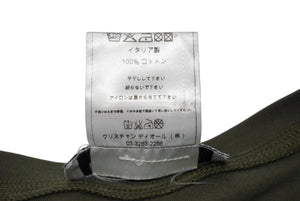 Christian Dior クリスチャンディオール タンクトップ 5P16155973 サイズ8 ガリアーノ期 カーキ 中古 4b004062