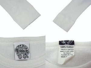極美品 CHROME HEARTS クロムハーツ FOTI フォティ MISS LERLENE ミス ラーレン キッズ サーマル長袖Tシャツ サイズ4 プリント 中古 4b004035