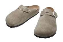 画像をギャラリービューアに読み込む, 未使用 CHROME HEARTS クロムハーツ × BIRKENSTOCK ビルケンシュトック BOSTON BS ミュールサンダル サイズ38 CHクロス 中古 4b004041 
