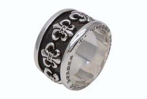 未使用 CHROME HEARTS クロムハーツ NAPKIN RING BS フレア ナプキンリング 重量約140.5g・2010/02/925刻印 シルバー925 中古 4b004042 