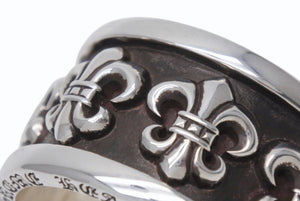 未使用 CHROME HEARTS クロムハーツ NAPKIN RING BS フレア ナプキンリング 重量約140.5g・2010/02/925刻印 シルバー925 中古 4b004042 