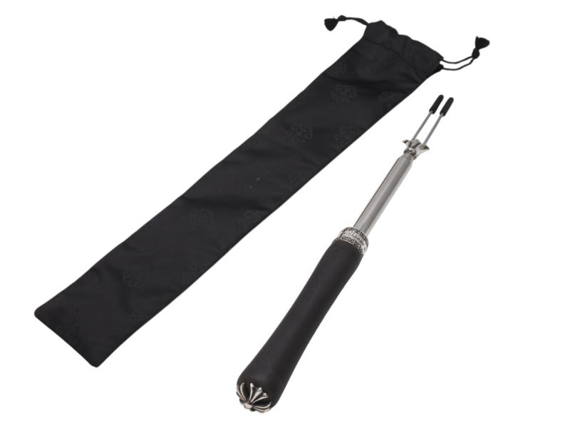 未使用 CHROME HEARTS クロムハーツ CH マシュマロ スキュワー 串 重量約134.4g 2015/.925刻印 FW20 シルバー925 エボニー 中古 4b004043 