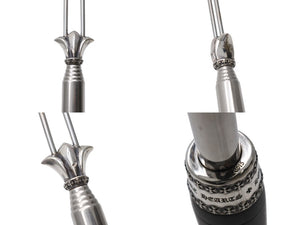 未使用 CHROME HEARTS クロムハーツ CH マシュマロ スキュワー 串 重量約134.4g 2015/.925刻印 FW20 シルバー925 エボニー 中古 4b004043 