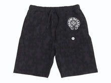 画像をギャラリービューアに読み込む, 未使用 CHROME HEARTS クロムハーツ SWEAT PANTS HLF セメタリークロス スウェットパンツ サイズL ホースシュー 総柄 中古 4b004044 