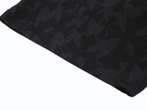 未使用 CHROME HEARTS クロムハーツ SWEAT PANTS HLF セメタリークロス スウェットパンツ サイズL ホースシュー 総柄 中古 4b004044 