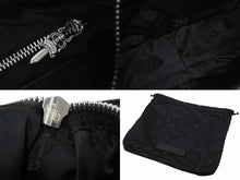 Load image into Gallery viewer, 新品未使用 CHROME HEARTS クロムハーツ チキンナゲット スモール ワンショルダーバッグ ダガー CHクロス シルバー925 総柄 中古 4b004045