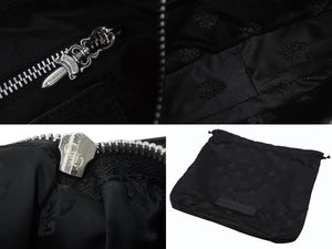 新品未使用 CHROME HEARTS クロムハーツ チキンナゲット スモール ワンショルダーバッグ ダガー CHクロス シルバー925 総柄 中古 4b004045
