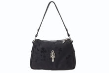 Load image into Gallery viewer, 新品未使用 CHROME HEARTS クロムハーツ チキンナゲット スモール ワンショルダーバッグ ダガー CHクロス シルバー925 総柄 中古 4b004045