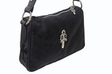 Load image into Gallery viewer, 新品未使用 CHROME HEARTS クロムハーツ チキンナゲット スモール ワンショルダーバッグ ダガー CHクロス シルバー925 総柄 中古 4b004045
