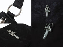Load image into Gallery viewer, 新品未使用 CHROME HEARTS クロムハーツ チキンナゲット スモール ワンショルダーバッグ ダガー CHクロス シルバー925 総柄 中古 4b004045