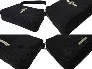 新品未使用 CHROME HEARTS クロムハーツ チキンナゲット スモール ワンショルダーバッグ ダガー CHクロス シルバー925 総柄 中古 4b004045