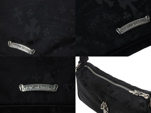 新品未使用 CHROME HEARTS クロムハーツ チキンナゲット スモール ワンショルダーバッグ ダガー CHクロス シルバー925 総柄 中古 4b004045