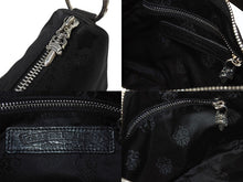Load image into Gallery viewer, 新品未使用 CHROME HEARTS クロムハーツ チキンナゲット スモール ワンショルダーバッグ ダガー CHクロス シルバー925 総柄 中古 4b004045