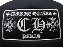 画像をギャラリービューアに読み込む, 未使用 CHROME HEARTS クロムハーツ トラッカーキャップ ONE SIZE CHプラス クロスボールボタン メッシュ パリ限定 ブラック 中古 4b004046 