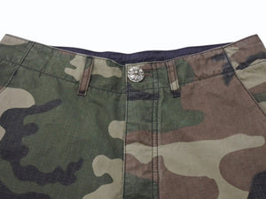未使用 CHROME HEARTS クロムハーツ Devil Dog Shorts デビルドッグ カーゴショーツ サイズ29 CHクロスパッチ カモフラ柄 中古 4b004047 