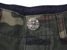 画像をギャラリービューアに読み込む, 未使用 CHROME HEARTS クロムハーツ Devil Dog Shorts デビルドッグ カーゴショーツ サイズ29 CHクロスパッチ カモフラ柄 中古 4b004047 