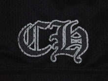 画像をギャラリービューアに読み込む, 未使用 CHROME HEARTS クロムハーツ Mesh Varsity Shorts メッシュ バーシティショーツ サイズM ロゴプリント ブラック 中古 4b004048 