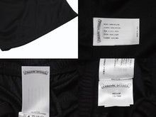 画像をギャラリービューアに読み込む, 未使用 CHROME HEARTS クロムハーツ Mesh Varsity Shorts メッシュ バーシティショーツ サイズM ロゴプリント ブラック 中古 4b004048 