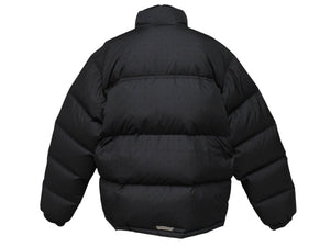 未使用 CHROME HEARTS クロムハーツ STIFF V2 FBRC ダウンジャケット サイズL CHプラスシルバー925 ブラック 総柄 中古 4b004050 