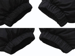 未使用 CHROME HEARTS クロムハーツ STIFF V2 FBRC ダウンジャケット サイズL CHプラスシルバー925 ブラック 総柄 中古 4b004050 