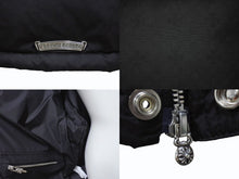 画像をギャラリービューアに読み込む, 未使用 CHROME HEARTS クロムハーツ STIFF V2 FBRC ダウンジャケット サイズL CHプラスシルバー925 ブラック 総柄 中古 4b004050 