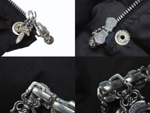 画像をギャラリービューアに読み込む, 未使用 CHROME HEARTS クロムハーツ STIFF V2 FBRC ダウンジャケット サイズL CHプラスシルバー925 ブラック 総柄 中古 4b004050 