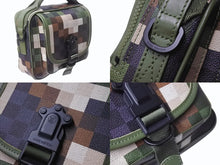 Load image into Gallery viewer, 新品未使用 LOUIS VUITTON ルイヴィトン クエストメッセンジャー ショルダーバッグ ダモフラージュキャンバス カーキ 中古 4b004054