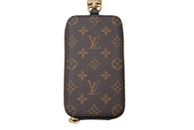 Load image into Gallery viewer, 極美品 LOUIS VUITTON ルイヴィトン モノグラム LV ミュージック キーホルダー &amp; バッグチャーム M02487 ベージュ キャンバス レザー ゴールド金具 中古 4b004057