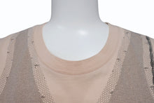 Load image into Gallery viewer, Christian Dior クリスチャンディオール タンクトップ 6E16155001 サイズ6 ガリアーノ期 プリント ピンクベージュ 中古 4b004064
