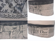 Load image into Gallery viewer, Christian Dior クリスチャンディオール タンクトップ 6E16155001 サイズ6 ガリアーノ期 プリント ピンクベージュ 中古 4b004064