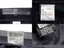 画像をギャラリービューアに読み込む, 極美品 CHROME HEARTS クロムハーツ フレアニーステッチデニムパンツ 255536 コットンシルバー925 サイズ26 ブラック 中古 4b004067 