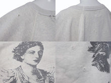 Load image into Gallery viewer, SAINT MICHAEL セントマイケル RAGLAN SWEAT MICHAEL ミカエル ラグランスウェットシャツ SM-S21-0000-024 グレー 美品 中古 4b004071