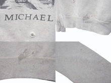 Load image into Gallery viewer, SAINT MICHAEL セントマイケル RAGLAN SWEAT MICHAEL ミカエル ラグランスウェットシャツ SM-S21-0000-024 グレー 美品 中古 4b004071