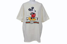 Load image into Gallery viewer, GUCCI × DISNEY グッチ ディズニー 20AW ミッキーマウス 半袖Ｔシャツ クリーム コットン プリント サイズS 565806 美品 中古 4b004072