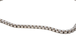 極美品 TIFFANY&Co. ティファニー ベネチアンチェーン ネックレス 重量約36.3g 全長約46cm 925刻印 シルバ−925 中古 4b004079