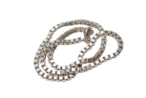 極美品 TIFFANY&Co. ティファニー ベネチアンチェーン ネックレス 重量約36.3g 全長約46cm 925刻印 シルバ−925 中古 4b004079