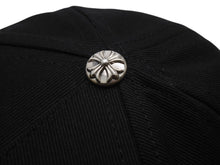 画像をギャラリービューアに読み込む, 未使用 CHROME HEARTS クロムハーツ トラッカーキャップ ONE SIZE CHクロス刺繍 クロスボールボタン ブラック 中古 4b004082 