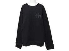 Load image into Gallery viewer, 新品同様 CHROME HEARTS クロムハーツ セメタリークロスパッチ ラグラン スウェットシャツ サイズL ブラック シルバー925 中古 4b004083