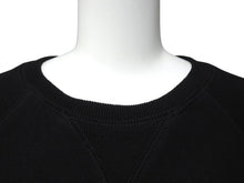 Load image into Gallery viewer, 新品同様 CHROME HEARTS クロムハーツ セメタリークロスパッチ ラグラン スウェットシャツ サイズL ブラック シルバー925 中古 4b004083