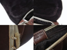 Load image into Gallery viewer, 極美品 CHRISTIAN DIOR クリスチャンディオール リミテッドエディション 花柄 サドルバッグ ショルダーバッグ ブラウン ゴールド 中古 4b004086