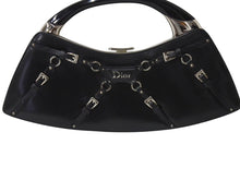 Load image into Gallery viewer, CHRISTIAN DIOR クリスチャンディオール ハンドバッグ ボンテージ ヴィンテージ 11-MA-0063 ブラック シルバー金具 美品 中古 4b004090