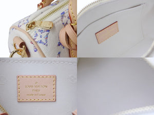 新品同様 LOUISVUITTON ルイヴィトン コレクション スピーディ バンドリエール20 ノーティカル M24709 IC ホワイト マルチカラー 中古 4b004091