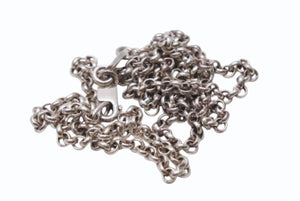 CHROME HEARTS クロムハーツ NECKCHAIN R16 ロールチェーン 16インチ ネックレス 重量約4.5g 全長約41cm シルバ−925 美品 中古 4b004092 