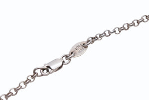 CHROME HEARTS クロムハーツ NECKCHAIN R16 ロールチェーン 16インチ ネックレス 重量約4.5g 全長約41cm シルバ−925 美品 中古 4b004092 